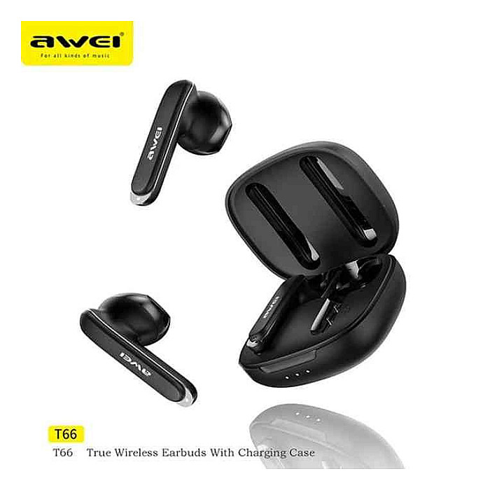 Awei T66 ENC TWS Earbuds Stereo Sports Headset